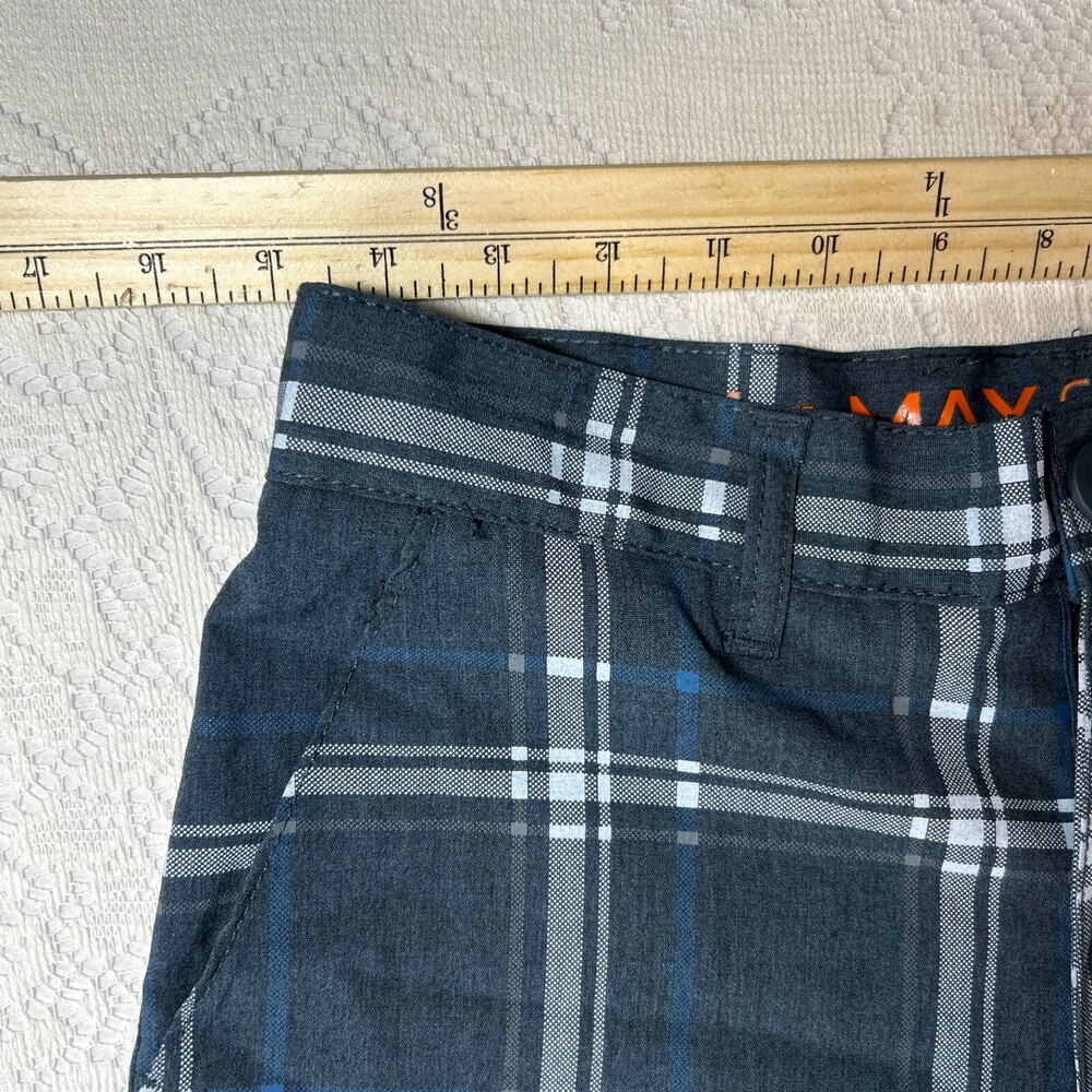 Urban Pipeline Men's Chino Shorts Size 30 Grey Plaid Max Flex Shorts Golf Flat - Picture 6 of 16